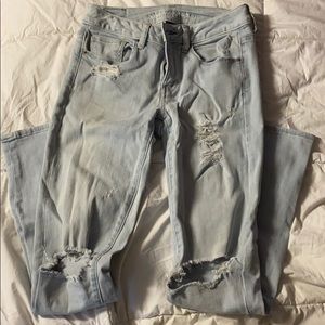 Very light washed jeans